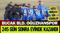 Bucak Belediyesi Oğuzhanspor, 245 Gün Sonra Evinde Galip Geldi