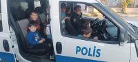 POLİSLER OTİZMLİ ADNAN EMİR’İ SEVİNDİRDİ
