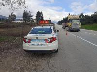 Burdur'da trafik denetimi, 7 araç trafikten men edildi!