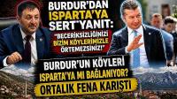 Burdur'dan Isparta'ya Sert Yanıt: 
