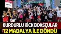 Burdurlu Kick Boksçular 12 Madalya ile Döndü