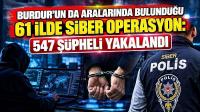 Burdur’un da Aralarında Bulunduğu 61 İlde Siber Operasyon: 547 Şüpheli Yakalandı