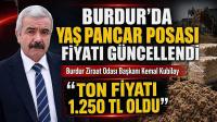 Burdur Ziraat Odası Başkanı Kemal Kubilay, Burdur’da Yaş Pancar Posası Fiyatı Güncellendiğini Duyurdu