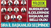Burdur CHP'de İlçe Kongreleri tamam, Sıra İl Kongresinde
