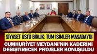 Cumhuriyet Meydanı’nın Kaderini Değiştirecek Projeler Konuşuldu