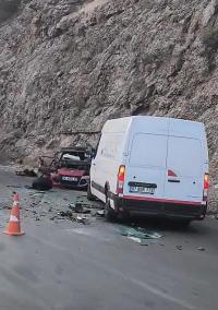 Burdur-Antalya Karayolunda Zincirleme Kaza