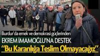 Burdur’da Emek ve Demokrasi güçlerinden Ekrem İmamoğlu'na destek açıklaması