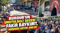 Fakir Baykurt, Burdur'da Doğduğu Köyde Anıldı