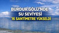 Burdur Gölü’nde Su Seviyesi 16 Santimetre Yükseldi