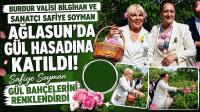 Vali Bilgihan ve Safiye Soyman Gül Hasadına Katıldı