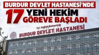 Burdur Devlet Hastanesi’nde 17 yeni hekim göreve başladı