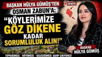 Başkan Hülya Gümüş'ten Osman Zabun'a: 