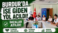 Burdur’da İşe Giden Yol Açıldı!