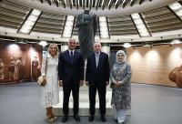 Evine dönen Marcus Aurelius heykeli ilk kez Cumhurbaşkanlığı Külliyesinde görücüye çıktı