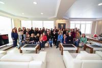 Başkan Ercengiz, kadın personelin kadınlar gününü kutladı