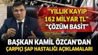 Başkan Kamil Özcan'dan çarpıcı şap hastalığı açıklaması