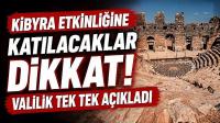 Burdur Valiliğinden Kibyra Etkinliğine Katılacaklara Önemli Uyarılar!