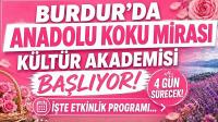 BURDUR’DA ANADOLU KOKU MİRASI KÜLTÜR AKADEMİSİ BAŞLIYOR!