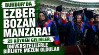 25 Köyden Geldiler, Üniversitelilerle Birlikte Mezun Oldular