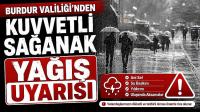 Meteorolojik Uyarı Cumartesi Günü Yerel Kuvvetlki Yağışlara Dikkat!!!