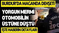 Burdur’da Maganda Dehşeti: Yorgun Mermi Otomobilin Üstüne Düştü!