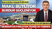 Burdur Mehmet Âkif Ersoy Üniversitesi'nin 20. Yılı Kutlu Olsun