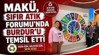 MAKÜ, SIFIR ATIK FORUMU’NDA BURDUR'U TEMSİL ETTİ