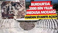 Burdur'da 2000 Yıllık Medusa Mozaiği Yeniden Ziyarete Açıldı