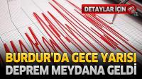 Burdur’da Gece Yarısı Deprem Meydana Geldi