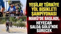 Yeşilay Türkiye Yol Bisikleti Şampiyonası MAKÜ’de Başladı, Heyecan Salda Gölü’nde Sürecek