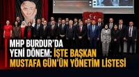 MHP Burdur’da Yeni Dönem: İşte Başkan Mustafa Gün’ün Yönetim Listesi