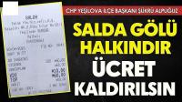 Salda Gölü’nde Giriş Ücreti Geri Geldi!