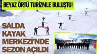 Salda Kayak Merkezi’nde Sezon Açıldı