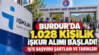 Burdur'da 1.028 Kişilik İŞKUR Alımı Başladı! İşte Başvuru Şartları ve Tarihleri