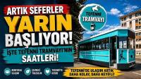 Artık Seferler Başlıyor: İşte Tefenni Tramvayı’nın Saatleri!