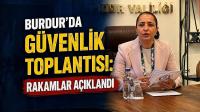 Burdur’da Güvenlik Toplantısı: Rakamlar Açıklandı