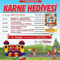 Burdur’da Yarıyıl Tatili Festival Tadında Geçecek: Çocuklara Özel Karne Hediyesi!