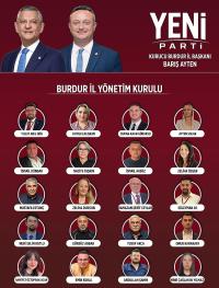 Burdur Yeni Parti'nin kurucu kadrosu