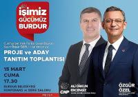 CHP GENEL BAŞKANI ÖZGÜR ÖZEL BURDUR'A GELİYOR