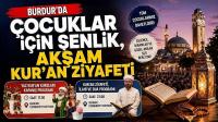 Burdur’da Çocuklar İçin Şenlik, Akşam Kur’an Ziyafeti