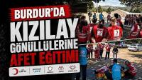 Burdur’da Kızılay Gönüllülerine Afet Eğitimi