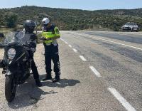 Burdur’da Trafik Denetimi Sıkılaştı: Motosiklet Sürücüleri Mercek Altında