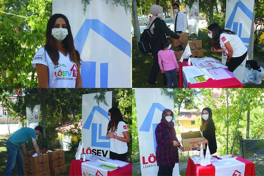LÖSEV, Burdur’da et dağıtımı yaptı