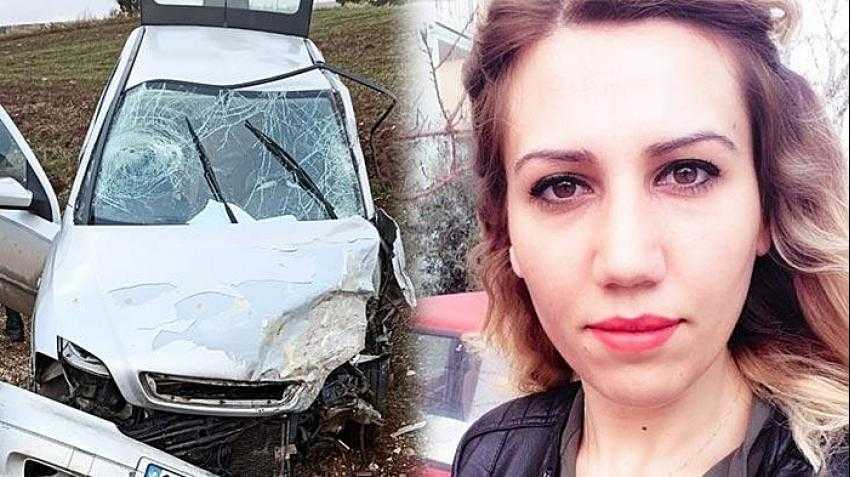 Genç kadın kaza kurbanı oldu