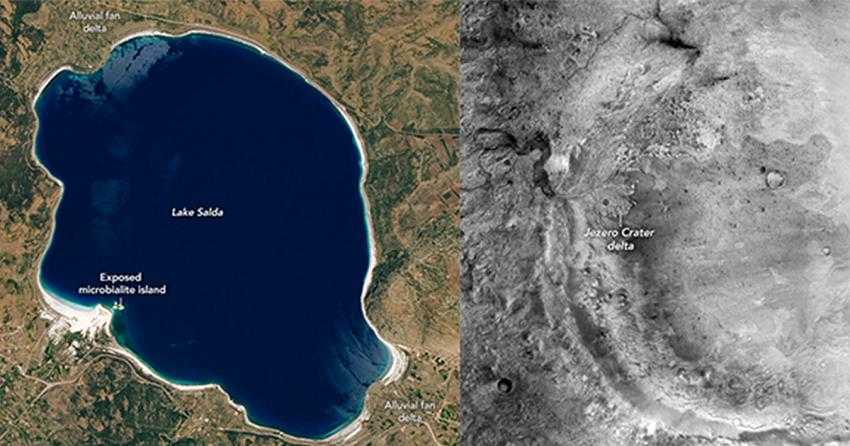 NASA’DAN SALDA GÖLÜ PAYLAŞIMI! MARS’A DAİR FİKİR VERECEK!