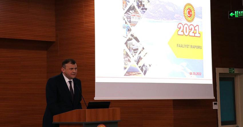 İL ÖZEL İDARESİ’NİN 2021 YILI FAALİYET RAPORU ONAYLANDI