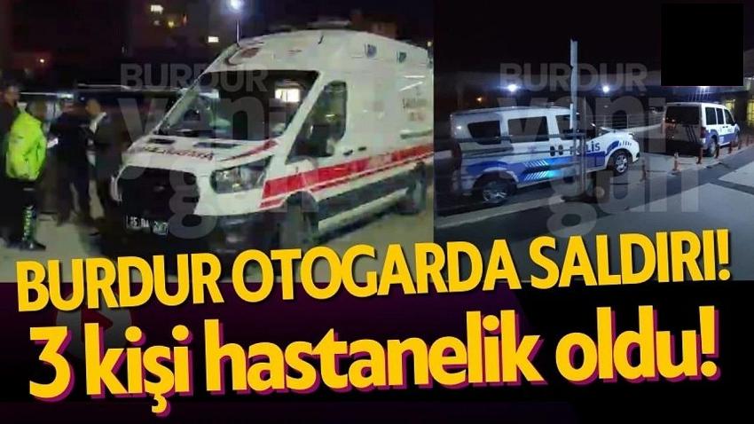 3 kişi hastanelik oldu