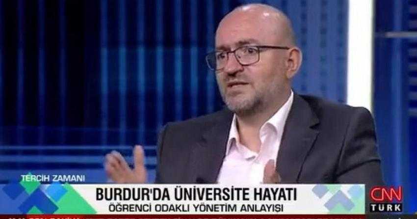 REKTÖR KORKMAZ, CNN TÜRK’TE YAYINLANAN TERCİH ZAMANI PROGRAMINA KATILDI