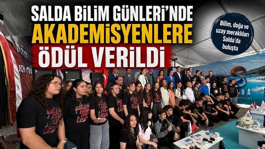 Salda Bilim Günleri’nde Akademisyenlere Ödül Verildi