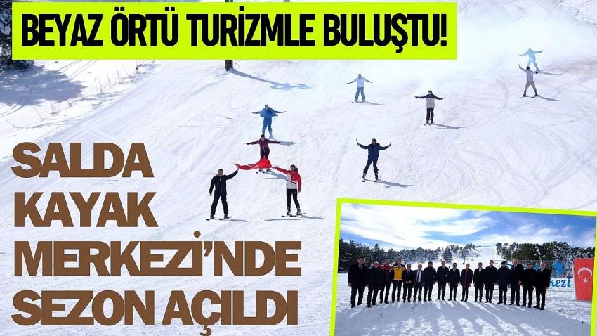 Salda Kayak Merkezi’nde Sezon Açıldı